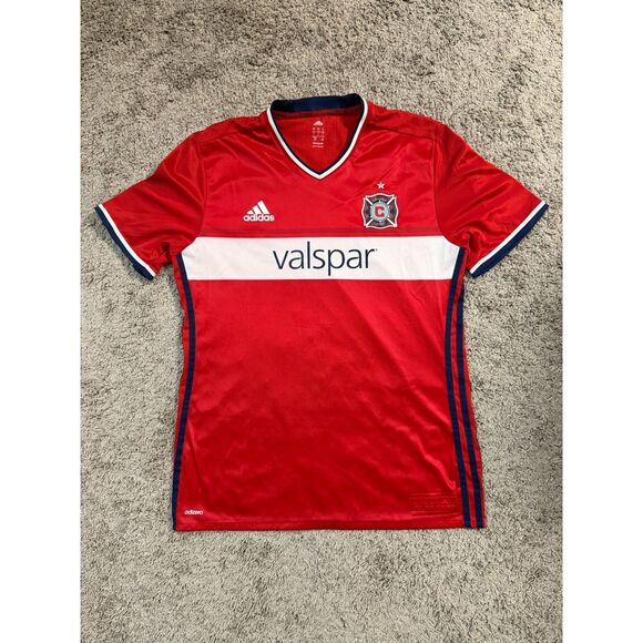 Chicago Fire - Adidas Authentic Jersey - Large Climacool - Picture 1 of 3
